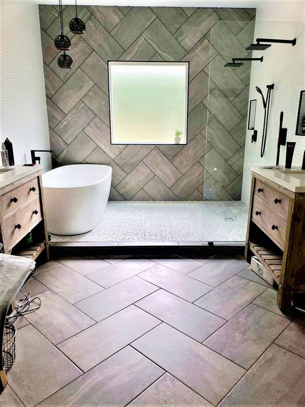 Bathroom renovation in Harrisonburg, Virginia