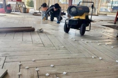 McDonalds - Remodel - Herringbone Floor